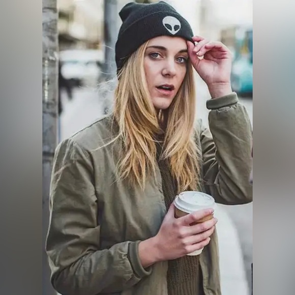 Accessories - 👽 Alien Beanie Tuque Black 👽